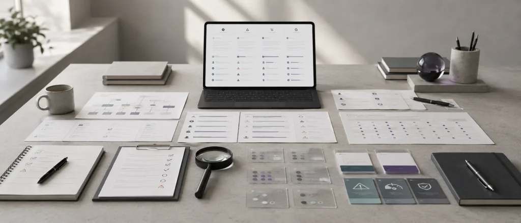 Espacio de trabajo de pruebas y evaluación de IA con documentos, tablas de datos y herramientas de análisis para la evaluación práctica de sistemas de IA, la adopción de IA y la investigación.